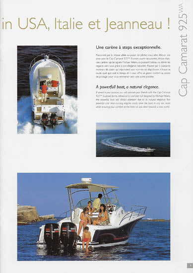 Jeanneau Cap Camarat 925 Walk Around Brochure
