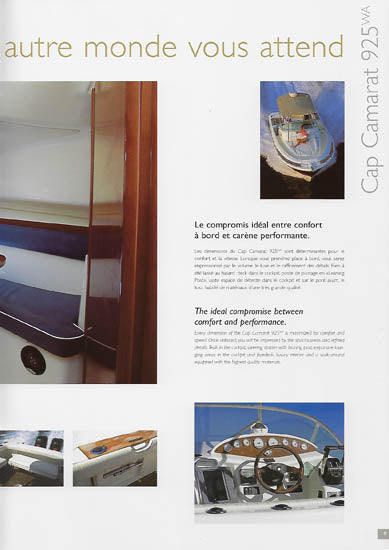 Jeanneau Cap Camarat 925 Walk Around Brochure