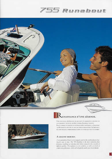 Jeanneau Runabout 755 Brochure