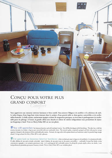 Jeanneau Merry Fisher 805 Brochure