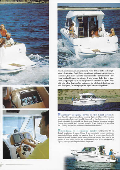 Jeanneau Merry Fisher 805 Brochure
