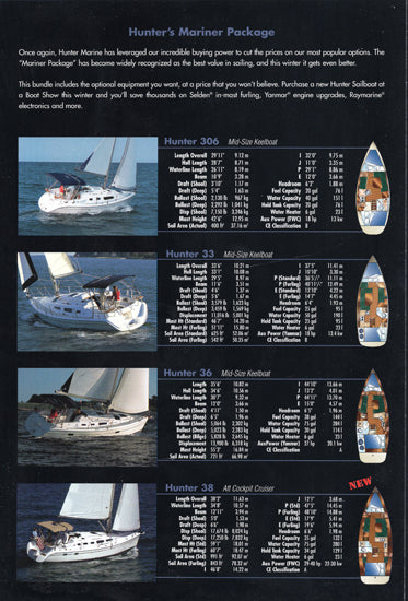 Hunter 2005 Full Line Brochure
