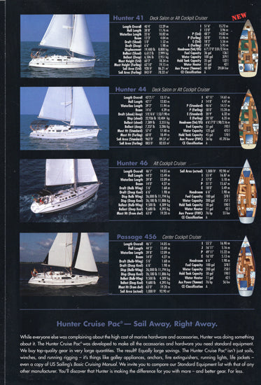 Hunter 2005 Full Line Brochure