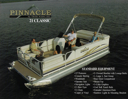 War Eagle 2004 Pinnacle Pontoon Brochure