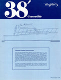 Uniflite 38 Convertible Specification Brochure