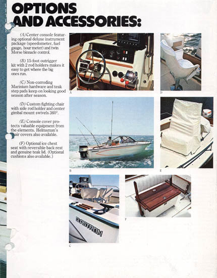 Glastron 1978 Sea Fury Brochure