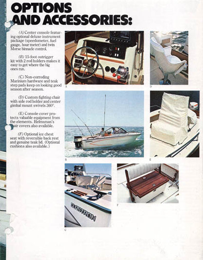 Glastron 1978 Sea Fury Brochure