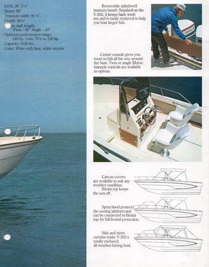 Glastron 1978 Sea Fury Brochure