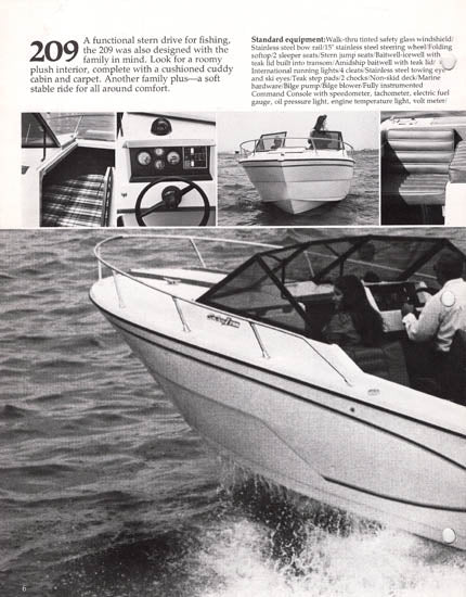 Glastron 1977 Sea Fury Brochure