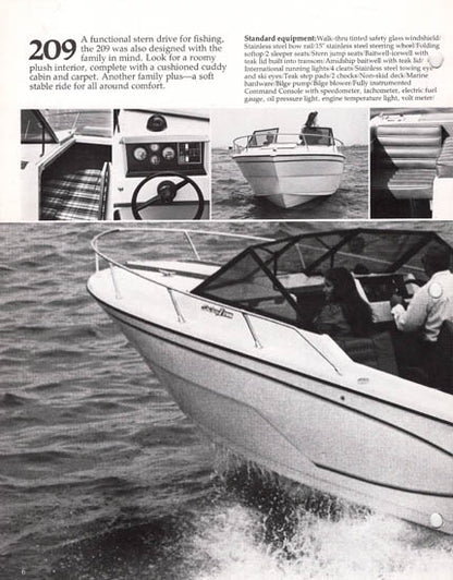 Glastron 1977 Sea Fury Brochure