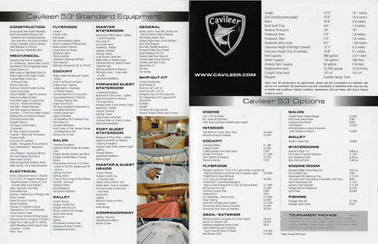 Cavileer 53 Specification Brochure