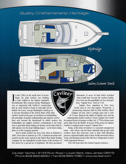 Cavileer 44 Specification Brochure