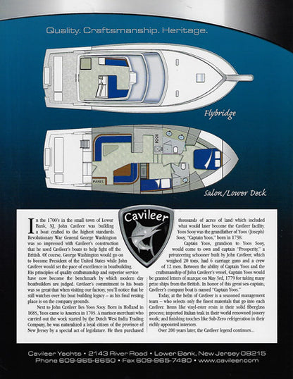 Cavileer 44 Specification Brochure
