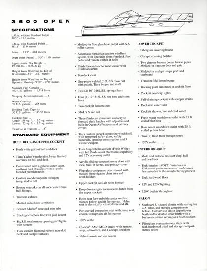 Tiara 3600 Open Specification Brochure