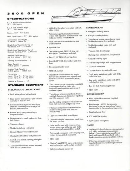 Tiara 3600 Open Specification Brochure
