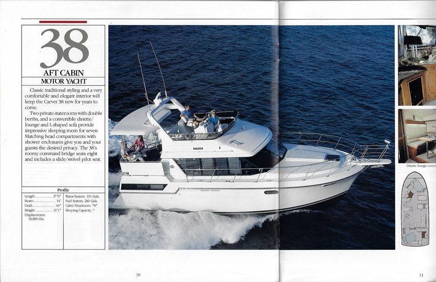 Carver 1988 Oversize Brochure