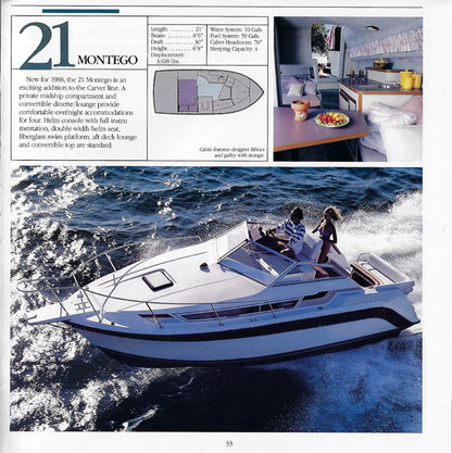 Carver 1988 Oversize Brochure