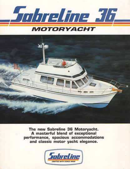 Sabreline 36 Motor Yacht Preliminary Brochure