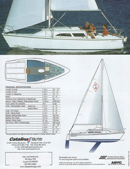 Catalina 22 Mark II Brochure