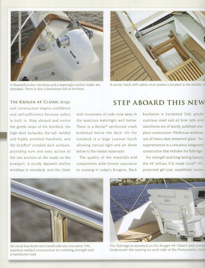 Krogen 44 Trawler Brochure