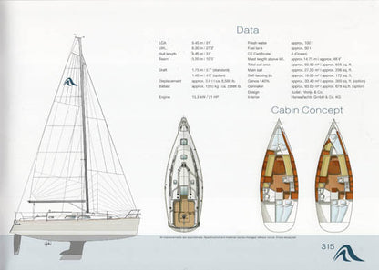Hanse 315 Brochure