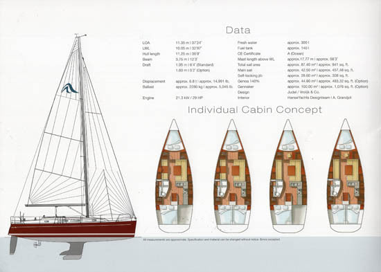 Hanse 370 Brochure
