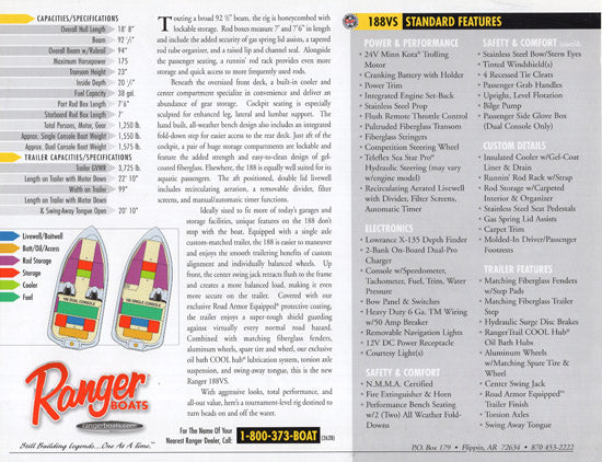 Ranger 188VS Brochure