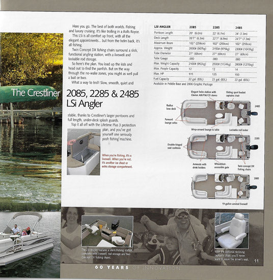 Crestliner 2006 Pontoon Brochure