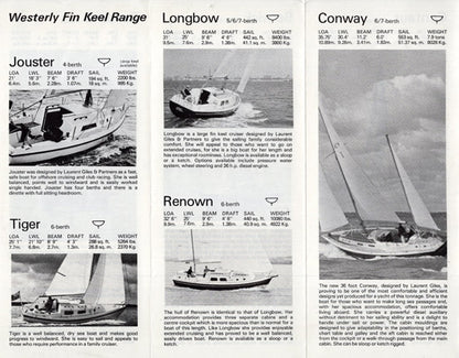 Westerly 1974-1975 Brochure
