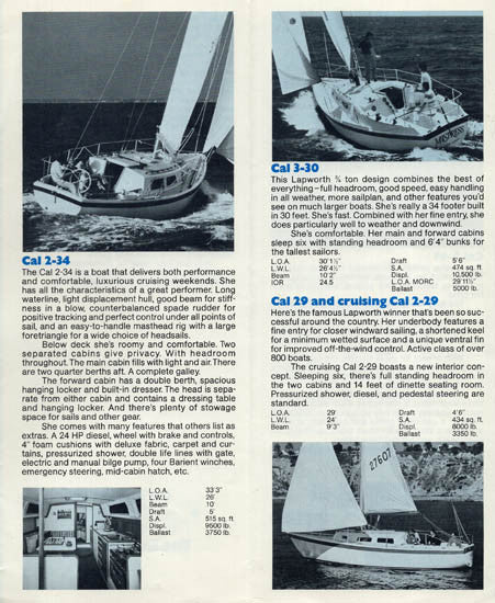 Cal 1970s Brochure