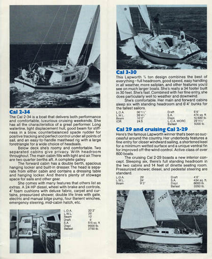 Cal 1970s Brochure