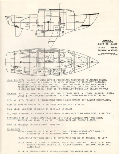 Sailstar Courier 26 Brochure