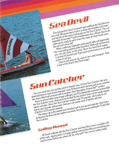 Snark Sea Devil & Sun Catcher Brochure