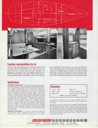 Cal 2-30 Brochure