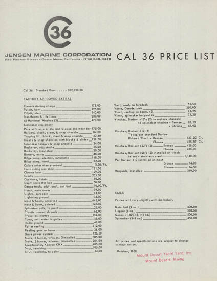 Cal 36 Brochure