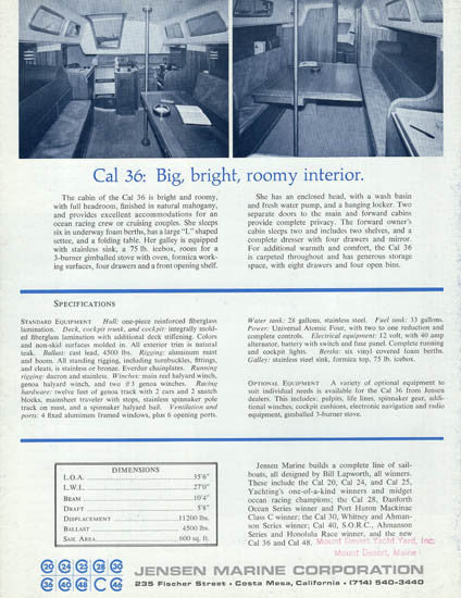Cal 36 Brochure