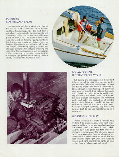 Cal 36 Cruising Brochure