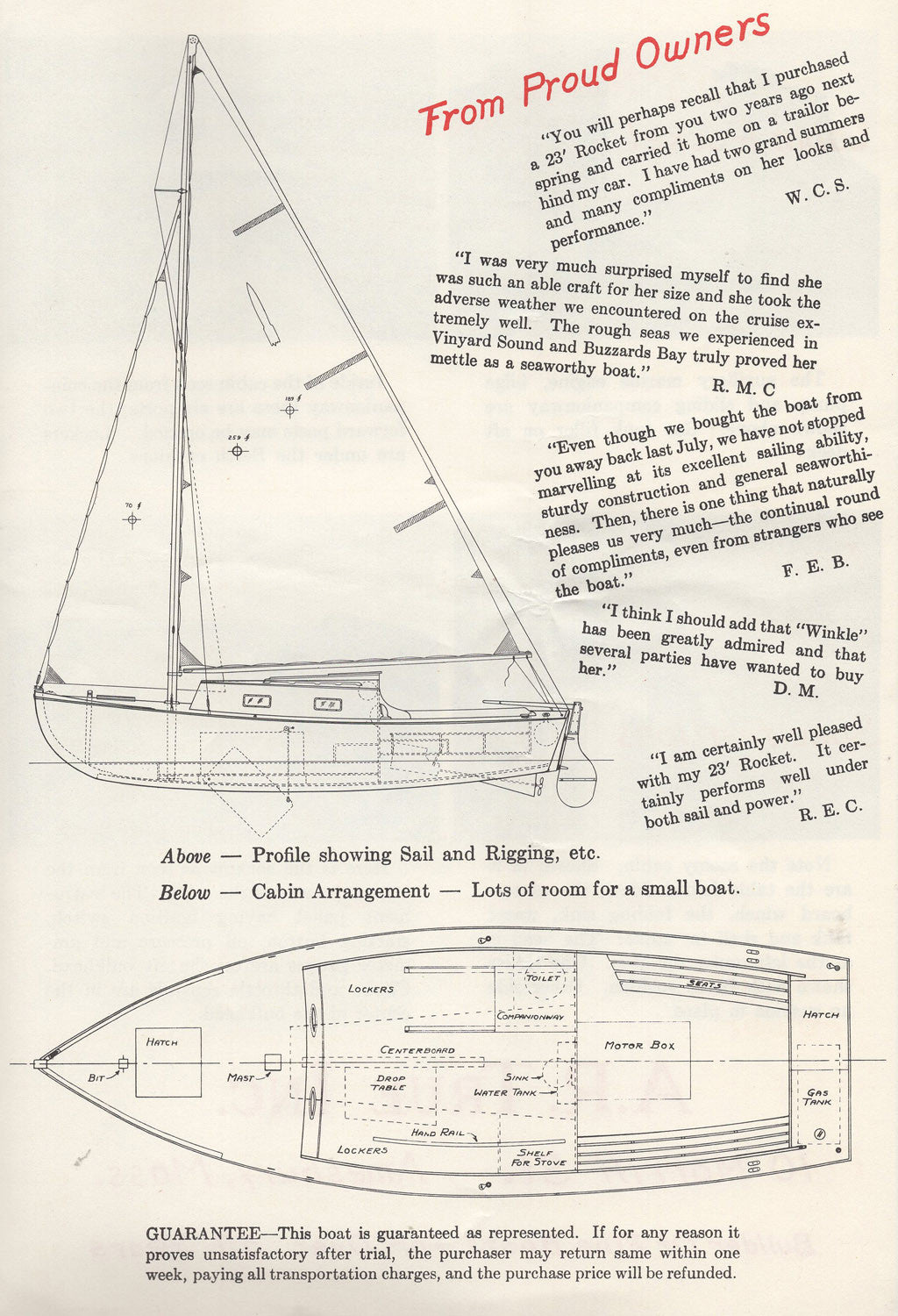 True Cabin Rocket 23 Brochure