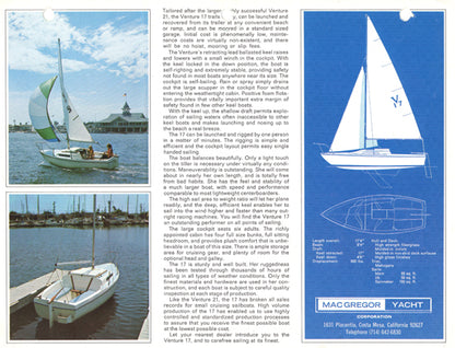 MacGregor Venture 17 Brochure