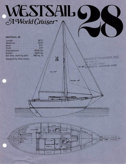 Westsail 28 Brochure