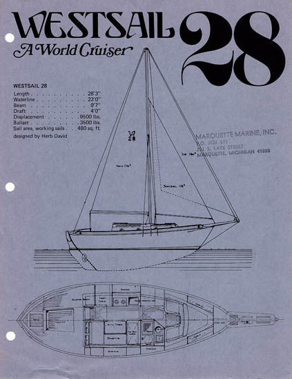 Westsail 28 Brochure