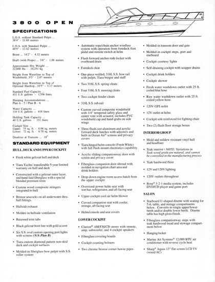 Tiara 3800 Open Specification Brochure