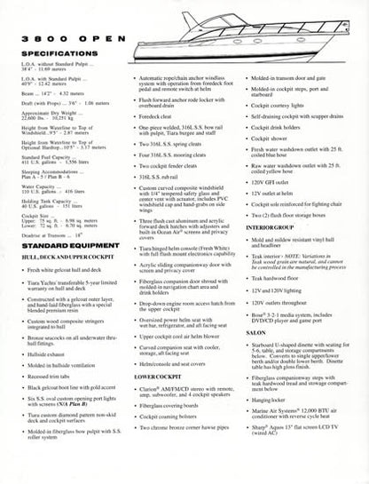 Tiara 3800 Open Specification Brochure
