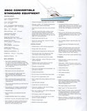 Tiara 3900 Convertible Specification Brochure