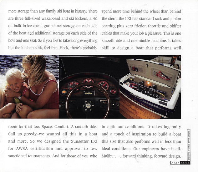 Malibu Sunsetter LXi Brochure