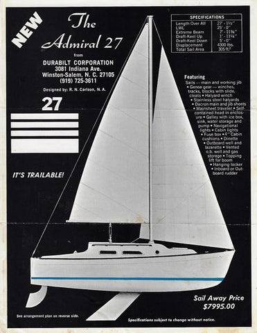 Admiral 27 Brochure