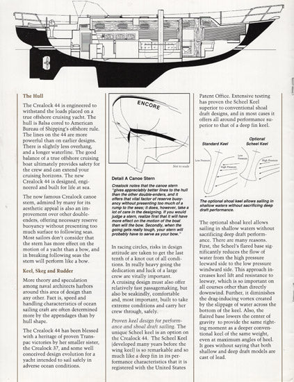 Pacific Seacraft Crealock 44 Preliminary Brochure