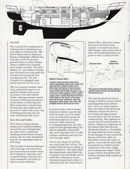 Pacific Seacraft Crealock 44 Preliminary Brochure