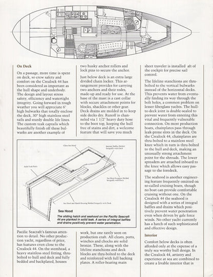 Pacific Seacraft Crealock 44 Preliminary Brochure