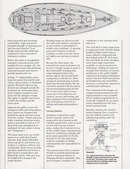 Pacific Seacraft Crealock 44 Preliminary Brochure